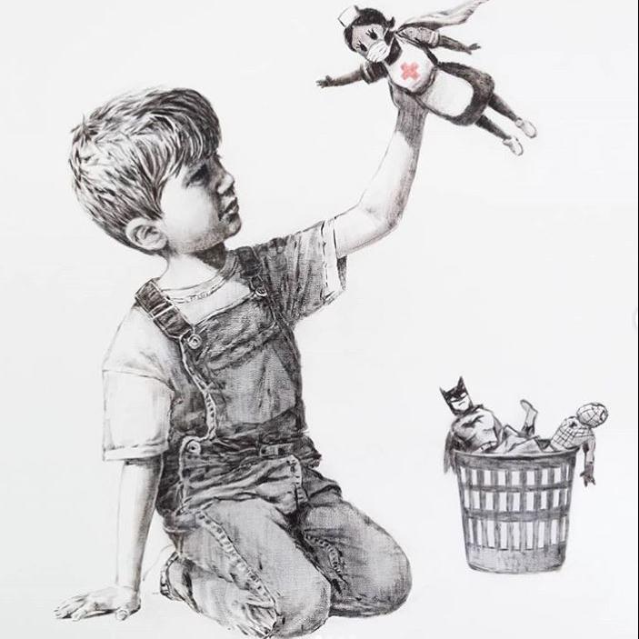 boom έργο Bansky