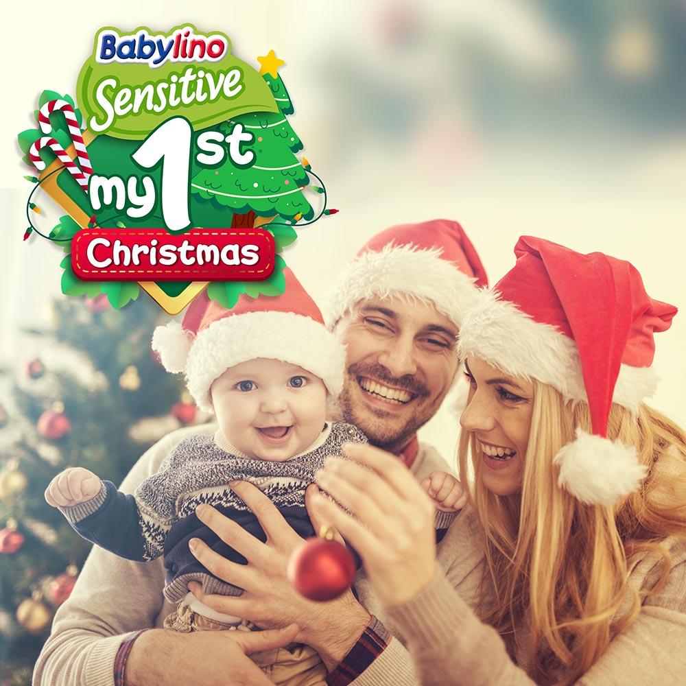Bbaylino sensitive  My baby’s 1st Christmas