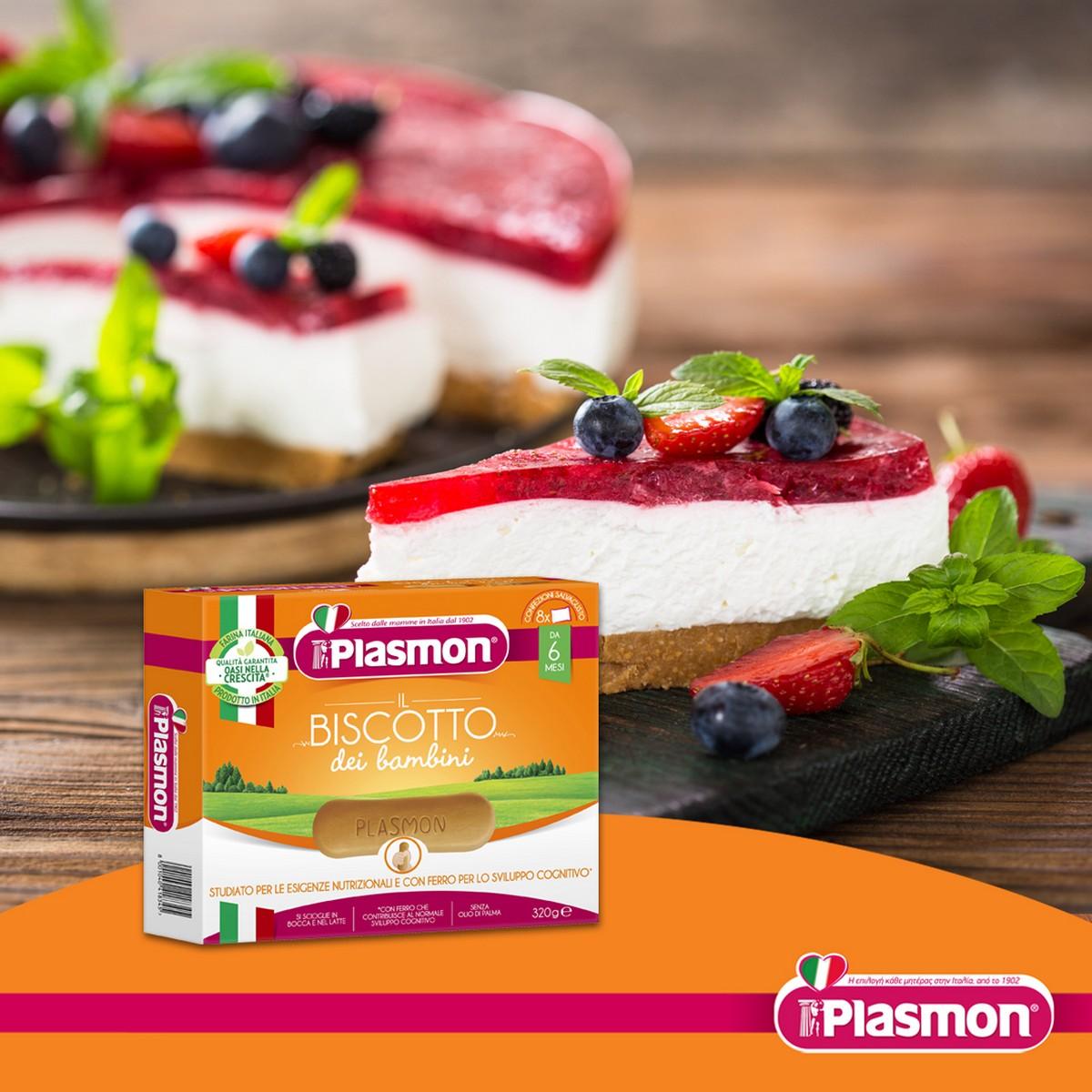 Plasmon cheesecake