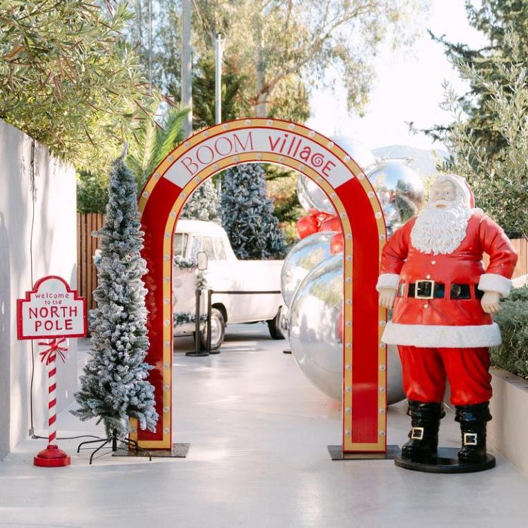 christmas boom village 