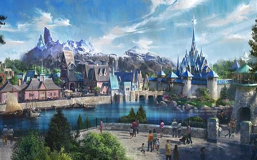 boom frozen στη Disneyland