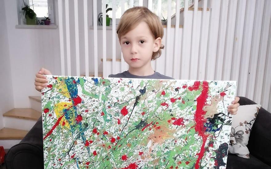 5χρονος με αυτισμό πίνακες ζωγραφικής