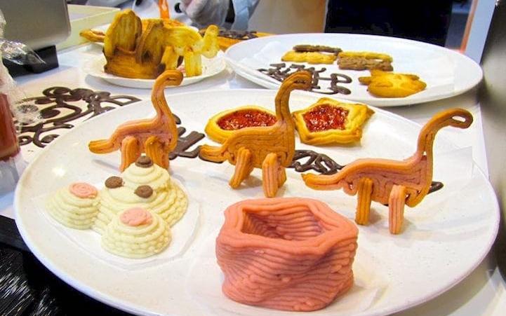 boom εκτυπωμένο φαγητό 3D