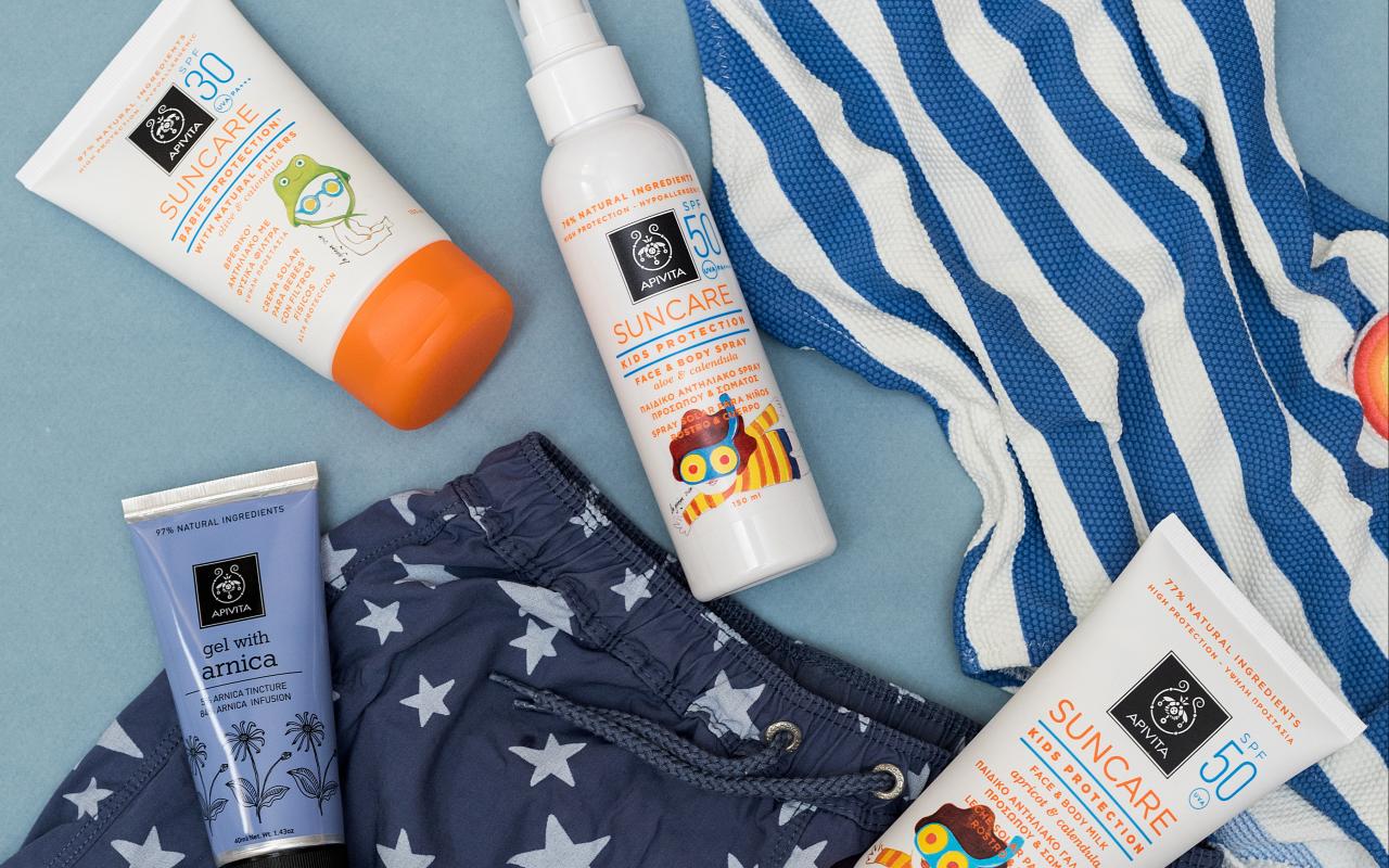 boom προϊόντα apivita αντηλιακά