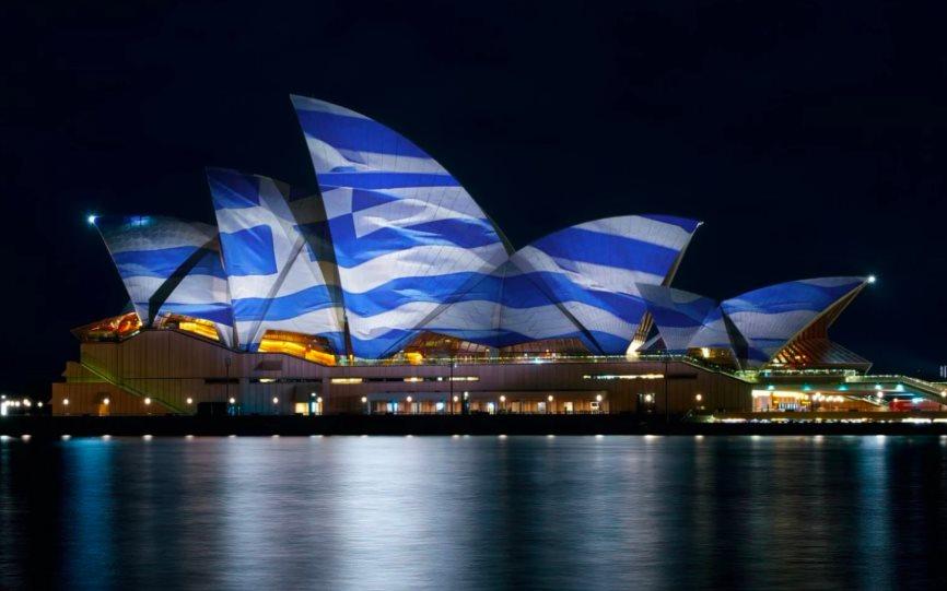 φωταγώγηση κτηρίων για το 1821