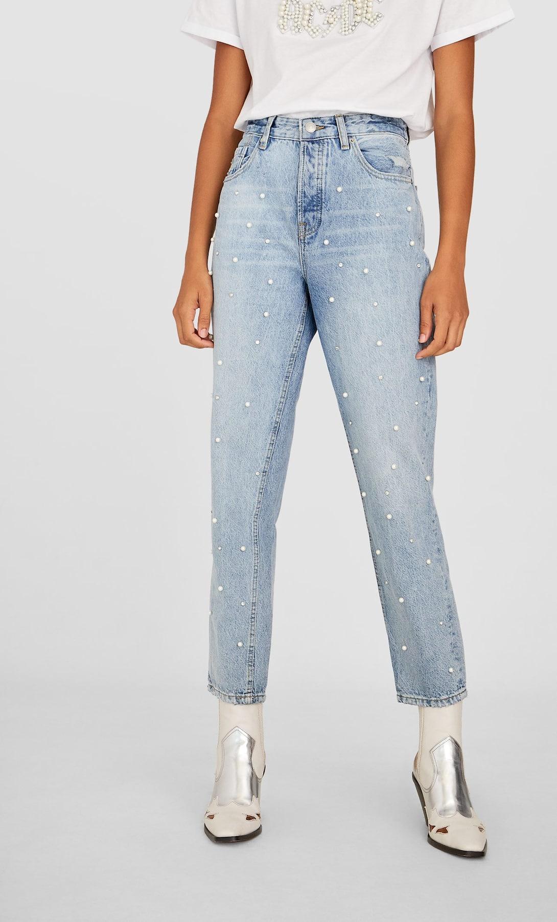 boom mom jeans stradivarius