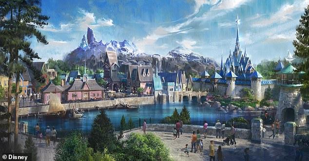 boom frozen στη Disneyland