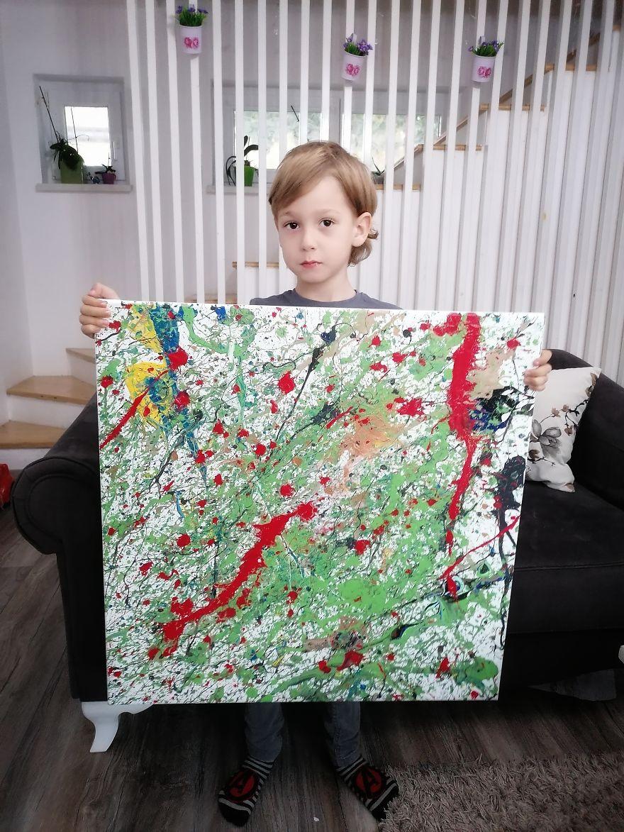 5χρονος με αυτισμό πίνακες ζωγραφικής