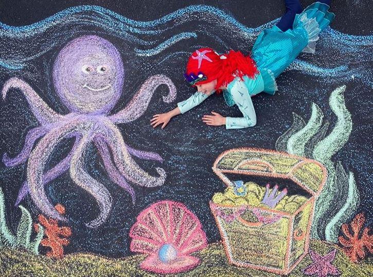 boom μαμά ζωγραφίζει τοπία καραντίνα