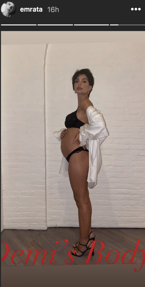 boom emily ratajkowski έγκυος halloween